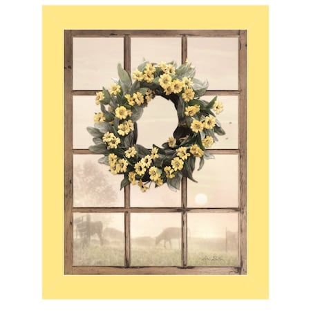 Homeroots Country Gazing Framed Print Wall Art 505490