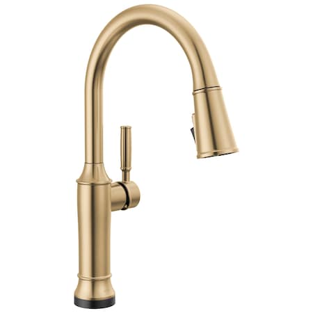 Delta Renaldi Touch2O Kitchen Faucet with Touchless Technology Lumicoat Champagne Bronze 9184TL-CZ-PR-DST