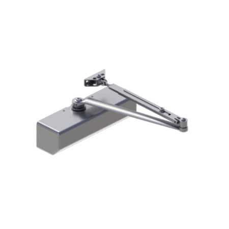 Hager Grade 1 Surface Closer, Push or Pull Side Tri Mount Mounting, Regular Double Lever Arm, Size 1 to 6 5300 MLT 16 ALM