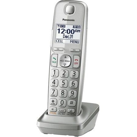 Panasonic Panasonic KX-TGEA40 Handset - Cordless - DECT 6.0 Plus - Silver KX-TGEA40S