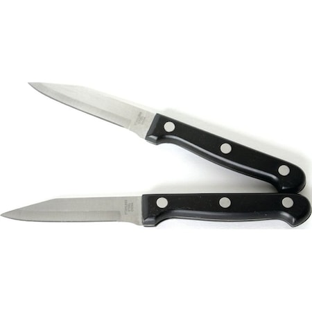 Chef Craft Paring Knife Set, Stainless Steel Blade, ABS Handle 21131