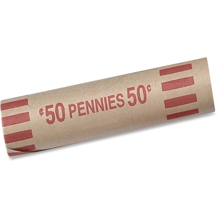 Coin-Tainer Tubular Coin Wrapper, Penny, PK1000 2160600A07