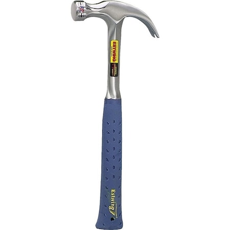 Estwing Hammer, 12 oz Head, Curved Claw Head, Steel Head, 11 in OAL E3-12C