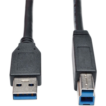 Eaton EATON USB 3.2 Gen 1 Superspeed Device Cable A To B M/m Black, 15 Ft. 4.57 M U322-015-BK