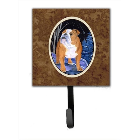 Carolines Treasures Starry Night English Bulldog Leash Holder Or Key Hook SS8405SH4