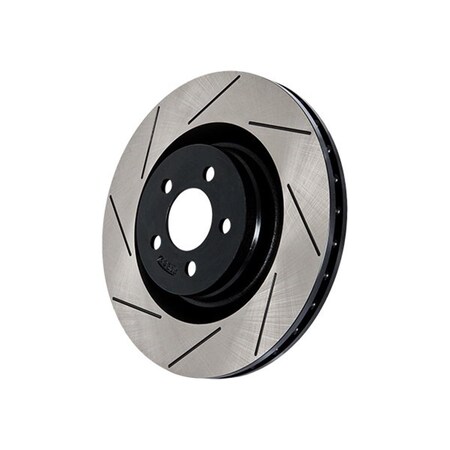 Olympian Athlete Front Left Power Slotted Brake Rotor for 2006-2013 Volvo C70 OL740065