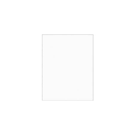 Bubblefast 8 1/2 x 11'' Clear Rectangle Laser Labels-1 Label per Sheet BFLL224CL