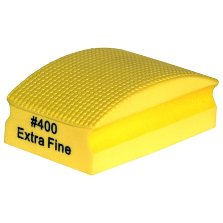 Pearl Diamond Hand Pad , 400 Grit Yellow PHP400
