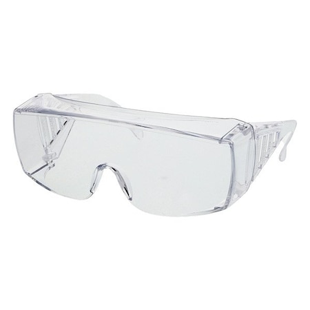 Mcr Safety 98, Safety Glasses, Uncoated, Polycarbonate Lens, Clear Frame, Frameless 9800XLD