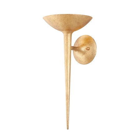 Troy Lighting Cecilia 1 Light Wall Sconce 8 In. Vintage Gold Leaf B2601-VGL