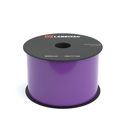 Labeltac LabelTac 4 and Pro Model High Performance 10-Year Vinyl Supply 3in x 150ft, Purple LT309HP