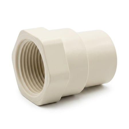 Supplygiant 1/2 Inch CPVC Female Adapter Socket x FPT Threaded Fitting, 10PK DWGB2234-10-Pk