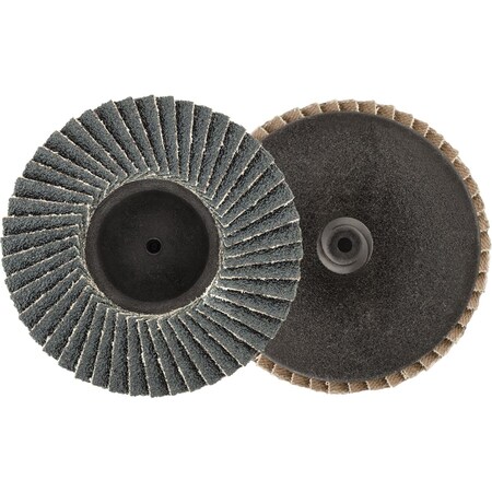 Auveco 3in Mini Zirconia Flap Disc - 60 Grit - Type 1, 2PK 22645