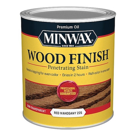 Minwax Wood Stain, 1 qt, Red Mahogany 70007444