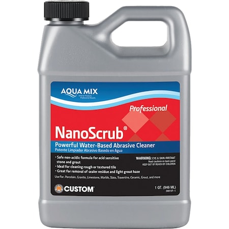 Aqua Mix NanoScrub 1 Qt. Stone Tile & Grout Cleaner 100978-4