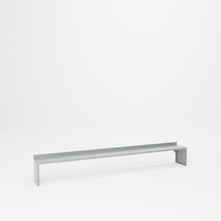 Pucel Workbench Riser, 96 in W x 10 in D x 12 in H, Gray R-96