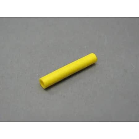 Nichifu Insulated Butt Connector, Straight, AWG 22-18 TGV B-0.5-YEL