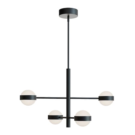 Afx Verona 4in Light LED Pendant Light, Black VRNP2X4LAJUDBK