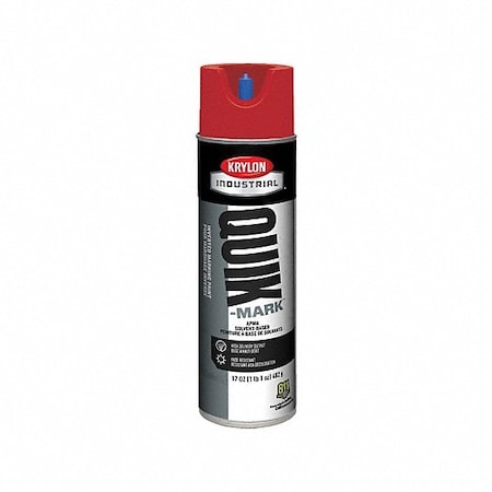Krylon Industrial Quik-Mark SB Inverted Marking Paint APWA Red S03611