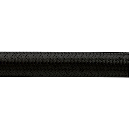 Safety First 20 AN to 5 ft. Roll Black Nylon Braided Flex Hose - Black - 20 AN to 5 ft. SA3832961
