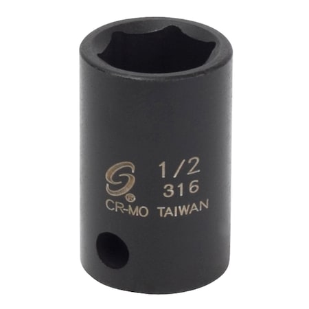 Sunex 3/8 in Drive 1/2 in Impact Socket 316