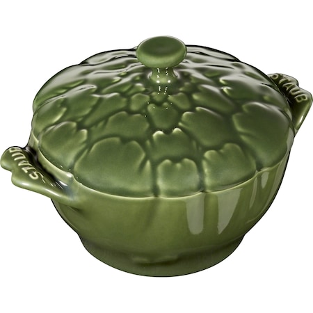 Staub Ceramic 16-oz Petite Artichoke Cocotteand, Basil 1003214