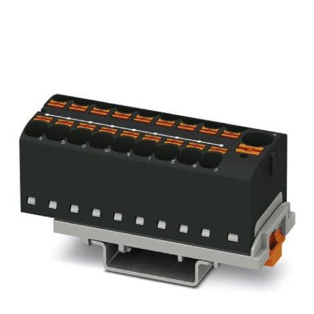 Phoenix Contact PTFIX 10/18X4-NS35 BK Distribution 3273650