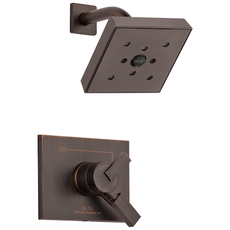 Delta Vero Monitor 17 Series H2Okinetic Shower Trim In Venetian Bronze T17253-RBH2O