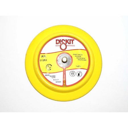 Diskit Diskit Abrasive Sanding Pad 05262: Firm, 5", PSA, 0 Hole, Flex Profile MADE IN USA 05262