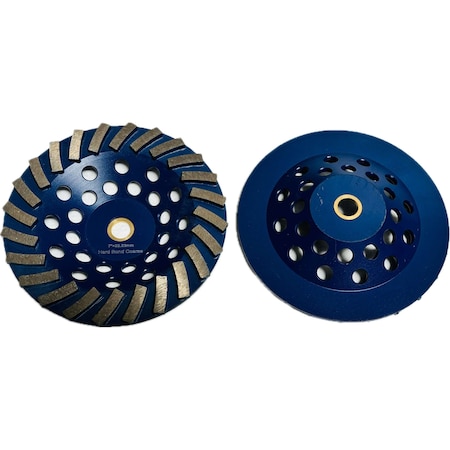 Vantage Product Turbo Segmented Cupwheel, Concrete Cutting, 7'', Hard STW724A3-H