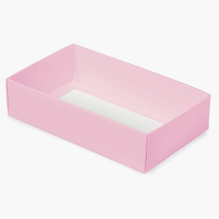 Nashville Wraps Pink Macaron and Cookie Box Base, 8.25x5x2, 100PK MCBDP