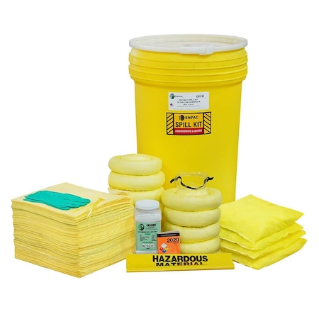 Enpac 55-Gallon Spill Kit, Aggressive, Yellow 13-55-A