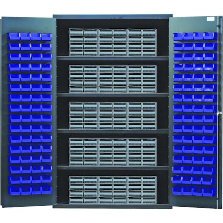 Quantum Storage Systems SPECIALTY CABINET W/15 QICS & 128 BINS QSC-QIC83BL