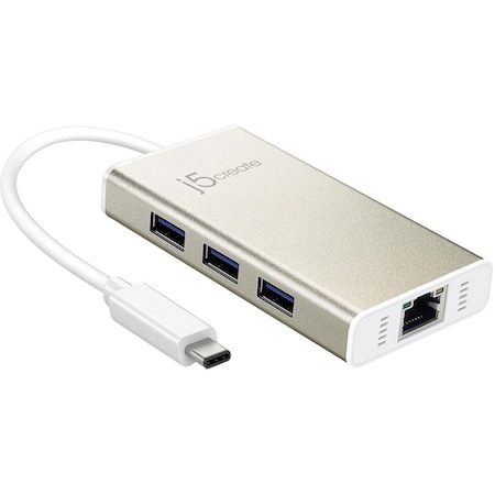 J5 Create USB-C GIGABIT ETHERNET - HUB M JCH471