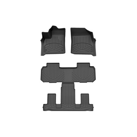 Weathertech Black, Front and Rear FloorLiner HP 4412691-4412282IM