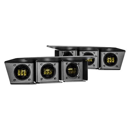 Escapada 5890006 Triple LED Fog Lights for Ford 2021-2022 Bronco, Amber ES3559853