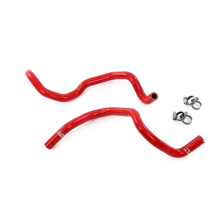 Hps Performance High Temp Reinforced Silicone Heater Coolant Hose Kit, Red, 57-2140H-RED