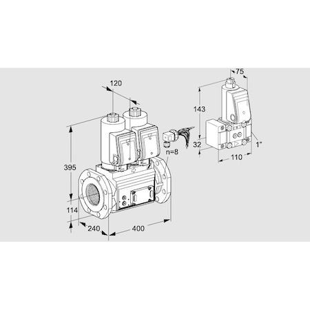 Honeywell Kromschroder VCS9125F05NNASRE/PPZ-/PPPP KS88203889