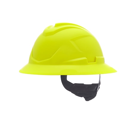 Msa Safety Incorporated Hat, V-Gard, C1, IR, FT3, Novent, HiVis Y/G 10237724