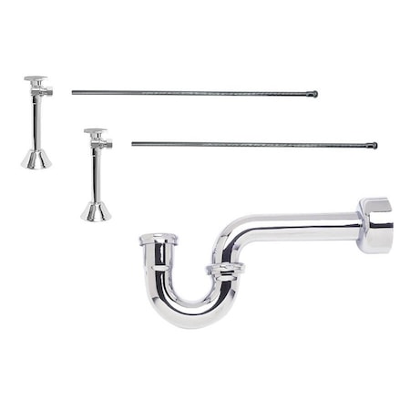 Mountain Plumbing Lavatory Kit - 1/4 Turn Valve, 1-1/2" P-Trap in Oil-Rubbed Bronze MT4422-NL/ORB