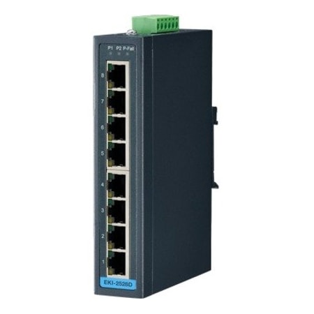 Advantech 8-port Unmanaged Switch with DNV Compliant EKI-2528DI-AE