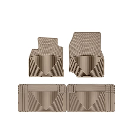 Weathertech Tan, Front and Rear All Weather Floor Mats W23TN-W25TN