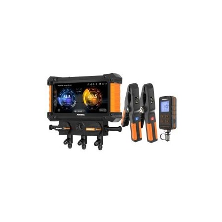 Navac DIGITAL MANIFOLD GAUGE KIT WITH VACUUM GAUGE NX1GV