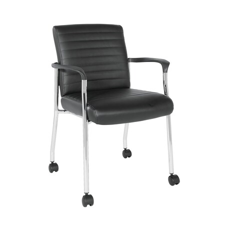 Office Star Products FL Series Guest Chair, Black FL38640C-u6