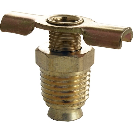 Westlake Pipe & Fittings 1/4'' MPT Brass 200 psi External Seat Drain Cock 17-2211