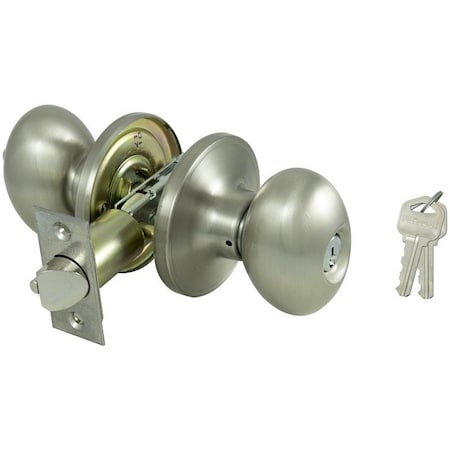 Prosource Entry Knob, Brass, KW1, KA3 Keyway, 3 Grade TYLP00V-PS