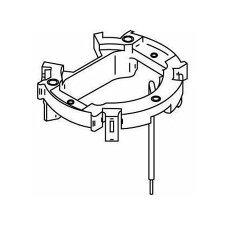 Wiremold Electrical Box Hardware, PVC, Outlet Box Type 881ADP