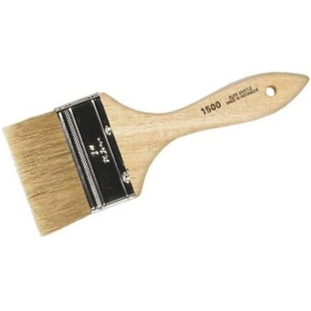 Linzer 3 in. White Chinese Bristlechip Brush, 12PK 449-1500-3