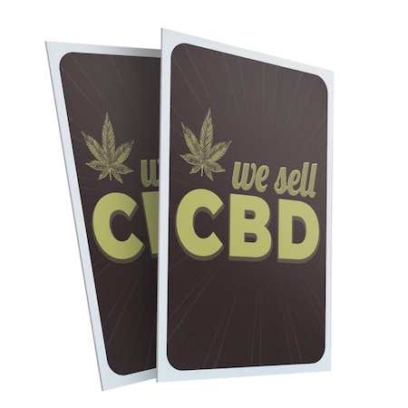 Signmission We Sell CDB, Plastic Signs Only 24 Inch x 36 Inch, Corrugated Plastic, 2PK CSB-2436-2PACK-30433