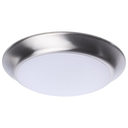 Nuvo 7 Inch LED Disk Light 27K/3K/35K/4K/5K CCT Selectable Brushed Nickel Finish 62/1802R1